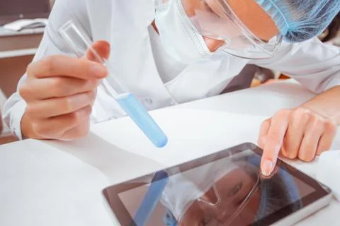 Verification research Stock Photos