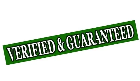 Verified and guaranteed Stock Illustration