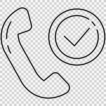 Verified call Stock Illustration