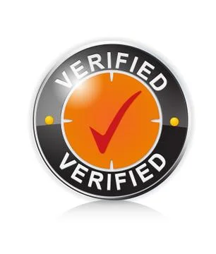 Verified checklist icon Stock Illustration