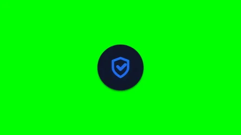Verified checkmark pop bottom Green Screen Lower Third Stock Footage 345222728