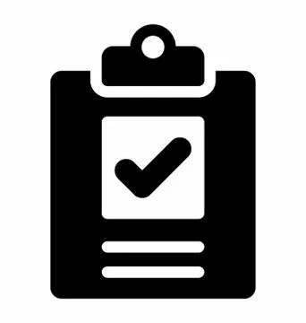 Verified Clipboard Document Stock Illustration