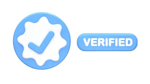 Verified icon animation motion graphics video Stock Footage 278964310