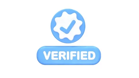 Verified icon animation motion graphics video Stock Footage 278964319