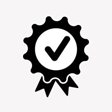 Verified icon for twitter verification batch jn the background Stock Illustration