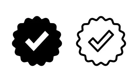 Verified icon vector. verification icon. approved icon Stock Illustration