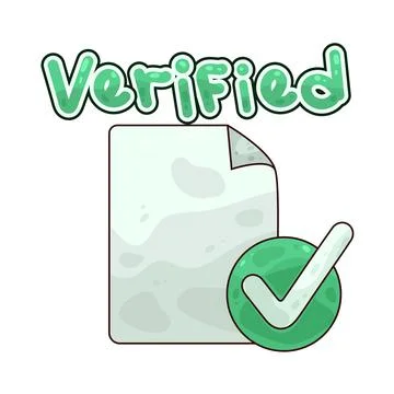Verified illustration Stock Illustration