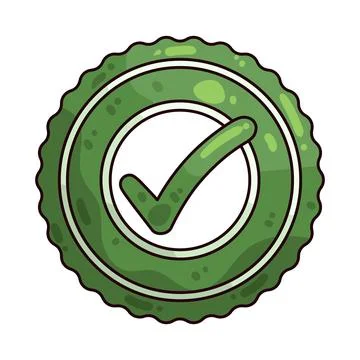 Verified illustration Illustrazione stock