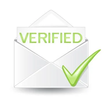 Verified Mail Illustrazione stock