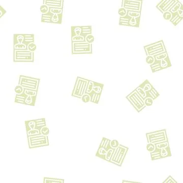 Verified profile glyph vector seamless pattern イラスト素材