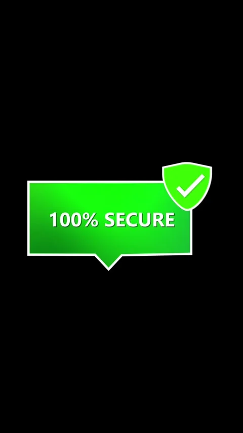 Verified trust shield animation vertical video. Cyber security data encrypt.. Stock Footage 341613091
