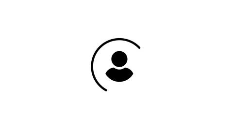 Verified User Profile Icon Animation with Check Mark Stock Footage 310060785