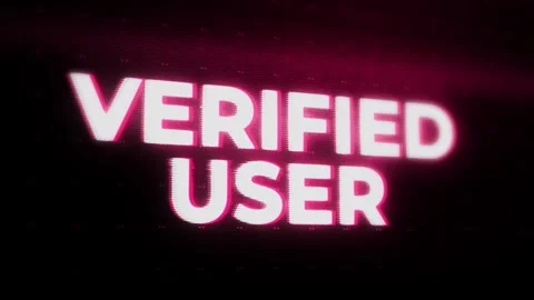Verified User Warning Alert Error Message flashing on Screen, Computer system Stock Footage 246956350