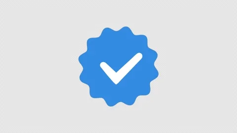 Verify icon in social network. Stock Footage 279888085