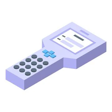 Verify rfid retail icon isometric vector. Access control tag Stock Illustration