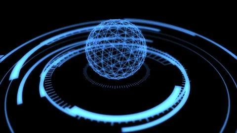 Verifying the security of the connected global network Illustrazione stock