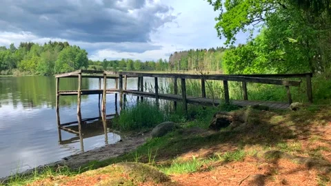 Verkasjön, Skåne, Sweden Stock-Footage 220563957