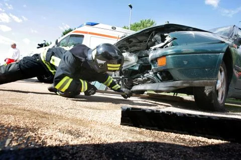 Verkehrsunfall Stock Photos