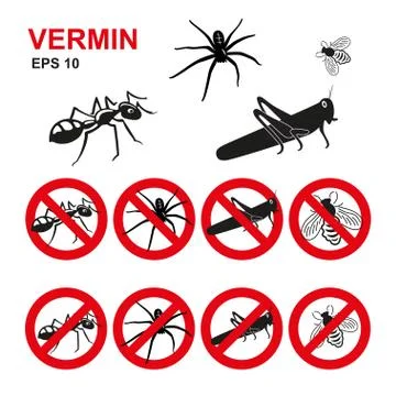 Vermin Stock Illustration