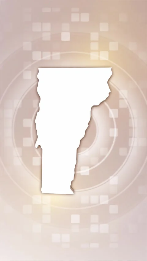 Vermont Animated Map Stock Footage 276082741
