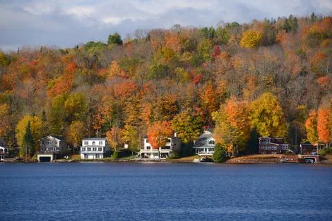 Vermont fall foliage Stock Photos