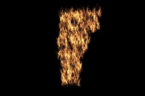Vermont on Fire Stock Footage 729318
