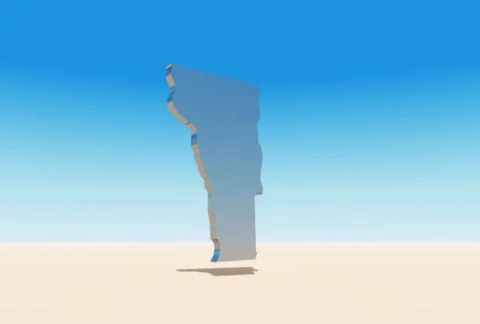 Vermont Flyby Stock Footage 103038