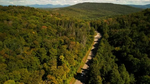 Vermont Mountain Road (4K) Stock Footage 317397955
