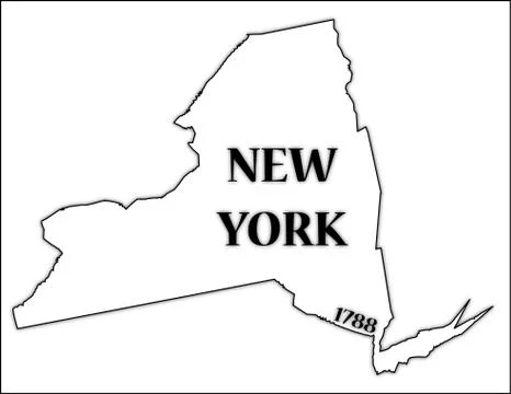 Vermont State and Date Stock Illustration