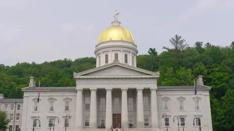 Vermont State Capitol Stock Footage 329985071