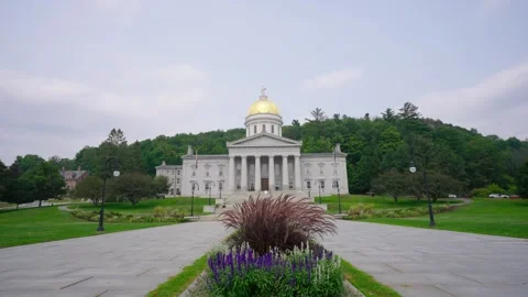 Vermont State Capitol Stock Footage 329985080