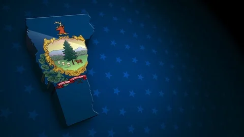 Vermont State Election Background 01 Stock Footage 125377067