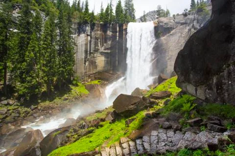 Vernal Fall Stock Photos