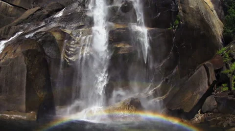 Vernal Falls Slow Motion Stockbeeldmateriaal 65428700
