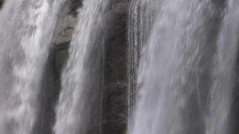 Vernal Falls - tilt down with falling water -Yosemite NP - Stock-Footage 90389638