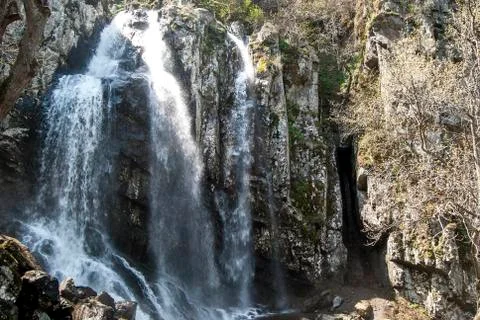 Vernal waterfall Stock Photos
