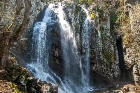 Vernal waterfall Stock Photos