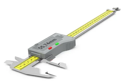 The vernier caliper Stock Illustration