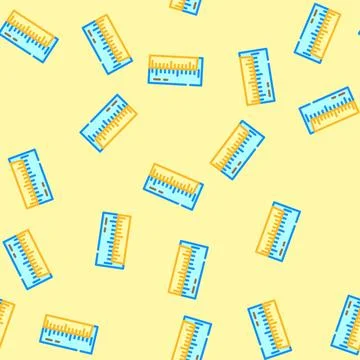 Vernier gauge tool work vector seamless pattern Stockillustratie