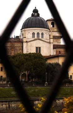 Verona behind the window. Stock Photos