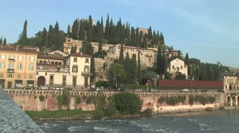 Verona Castle Stock Footage 12675649