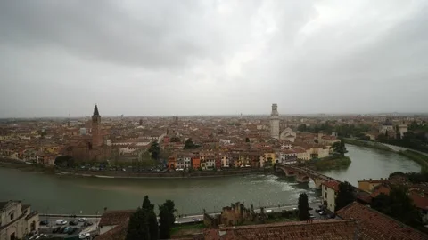 Verona cityscape Stock Footage 270460179