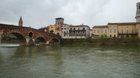 Verona cityscape Stock Footage 270460672