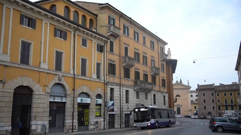 Verona diring Coronavirus Video stock 129763597