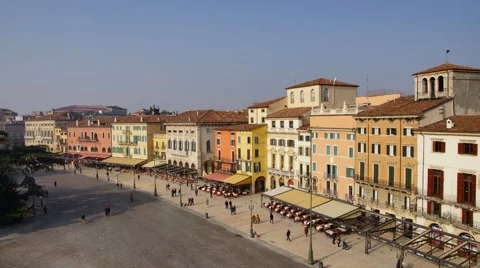 Verona downtown #2 Stock Footage 47110162