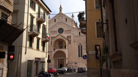 Verona, Duomo View Video stock 130675625