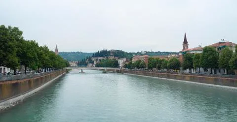 Verona panoramic Stock Photos