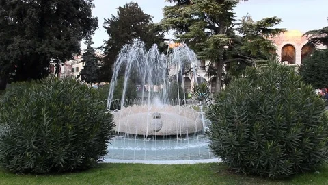 Verona: Piazza Bra Stock Footage 103085444