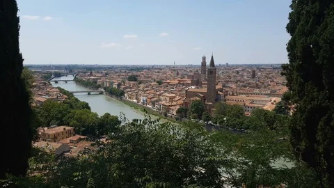 Verona Skyline 库存影片 91611996