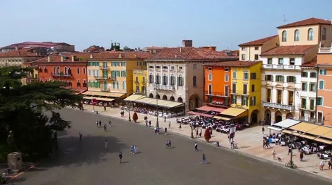 Verona view from Arena Stock Footage 65997686